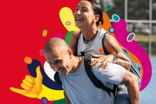 Young woman riding bicycle