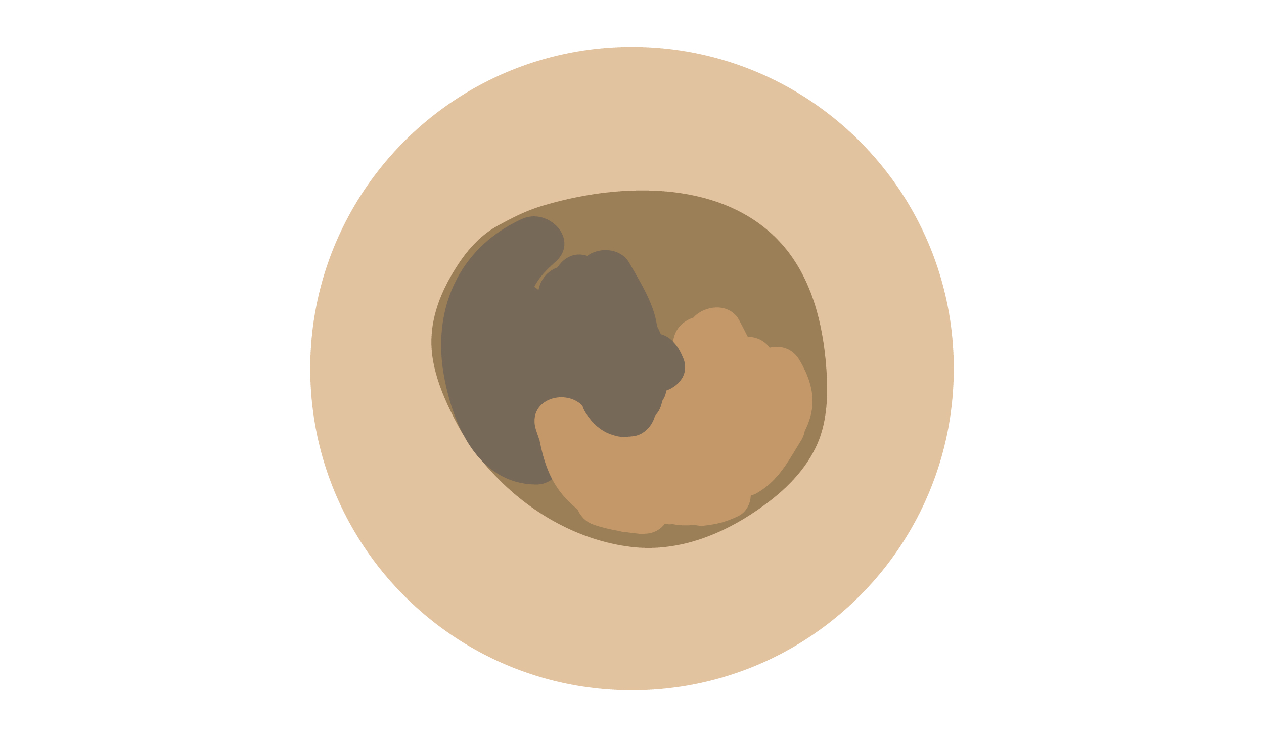 Mole with multiple colours