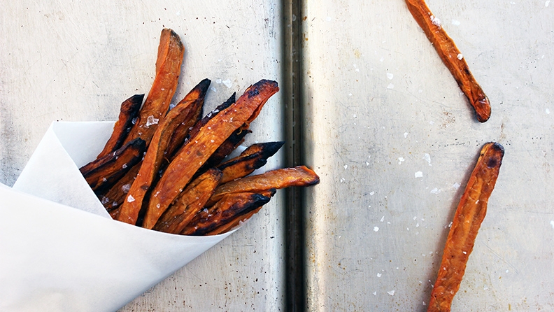 Sweet potato chips