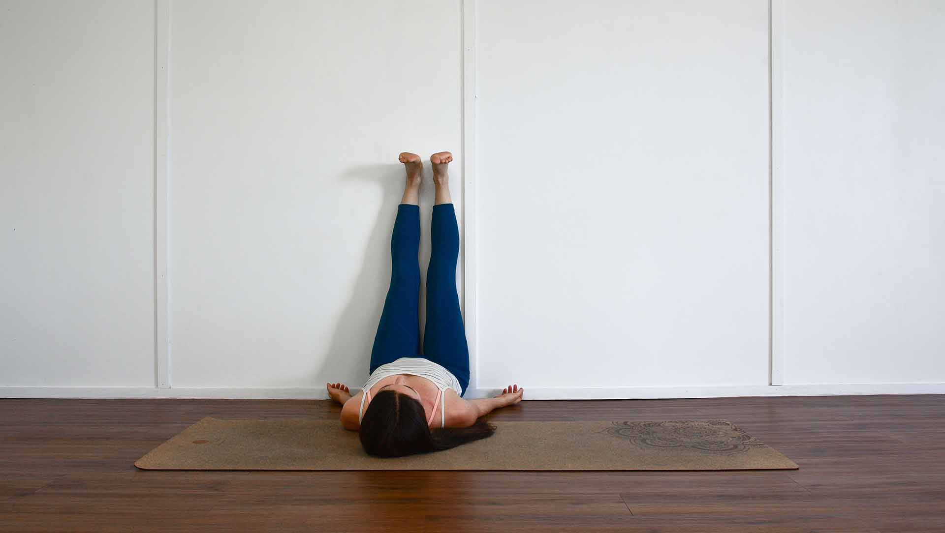 Legs up the wall pose