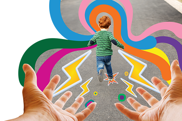 Child running