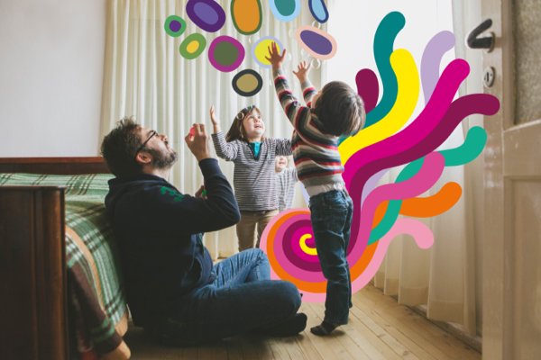 Woman holding her child in front of an aeroplane