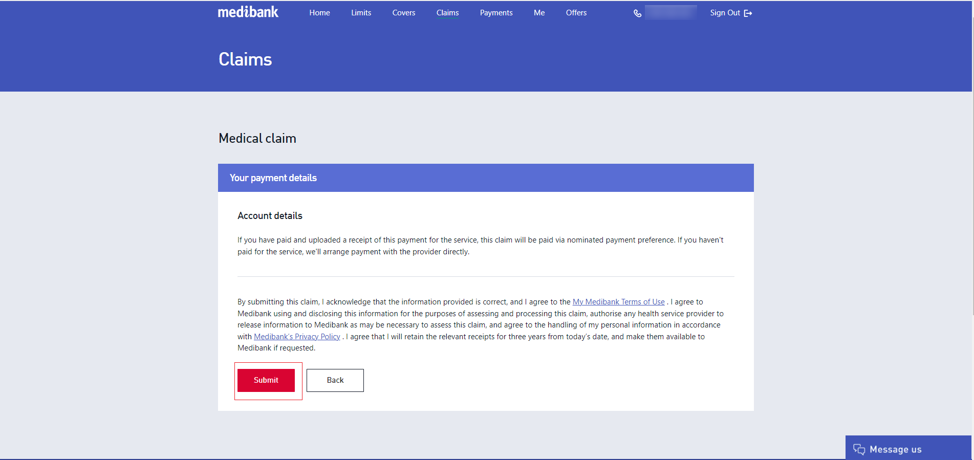 How to claim Medical Medibank